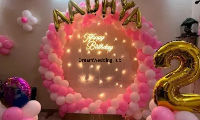 Swastik Balloon Decoration